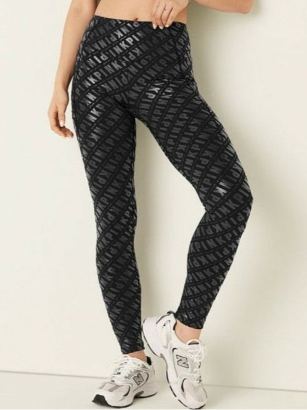 🆕 Victorias Secret Pink Active high waist full length  leggings size L